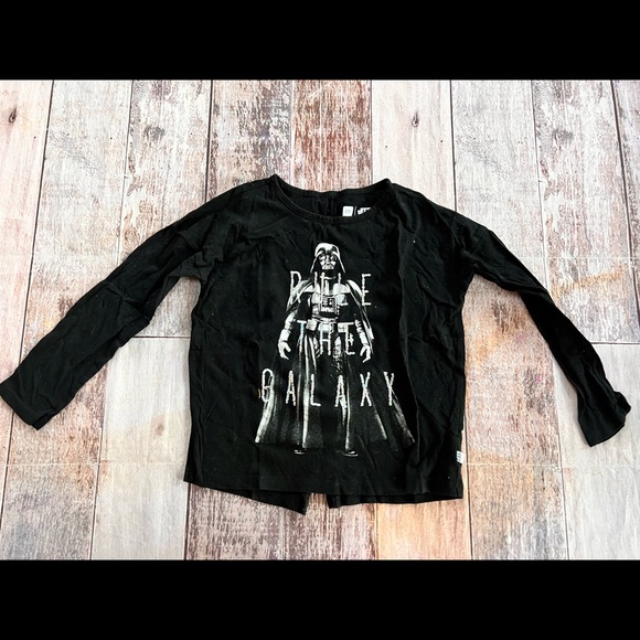 Gap Star Wars Darth vader Rule the Galaxy‎ long sleeve black t-shirt S - Picture 1 of 6